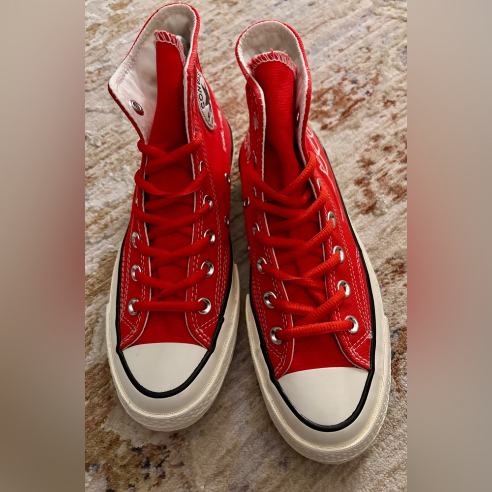 New! Converse Chuck 70 High Made with Love Sneakers - Picture 3 of 10